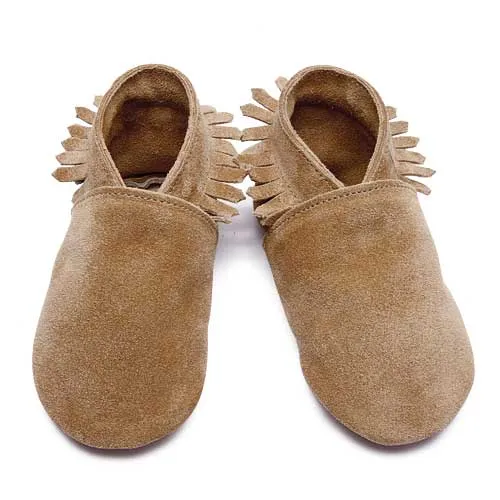 Inchblue Gripz Mocassin Tan Suede