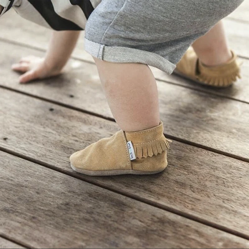 Inchblue Gripz Mocassin Tan Suede