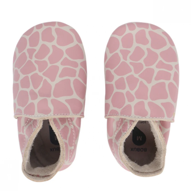 Bobux Chaussons Giraffe Rose