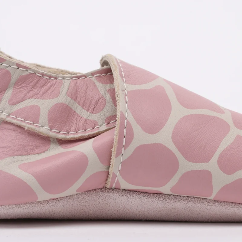 Bobux Chaussons Giraffe Rose