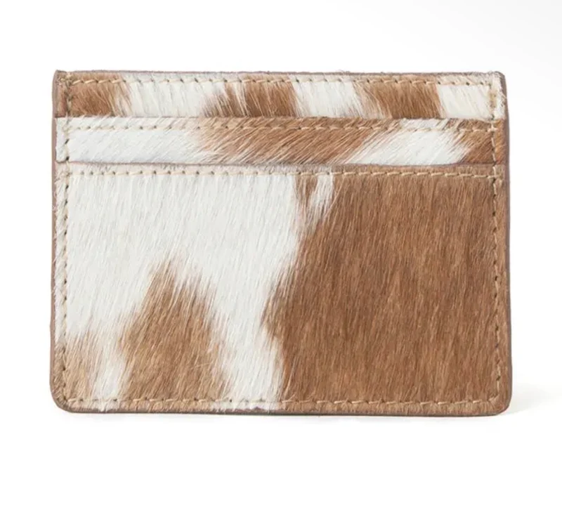Cowhide card holder