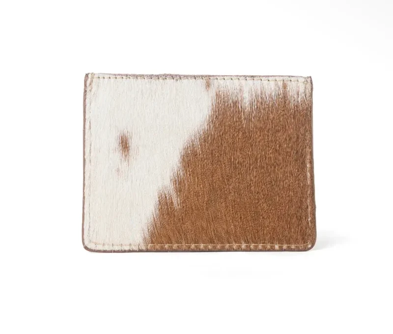 Cowhide card holder