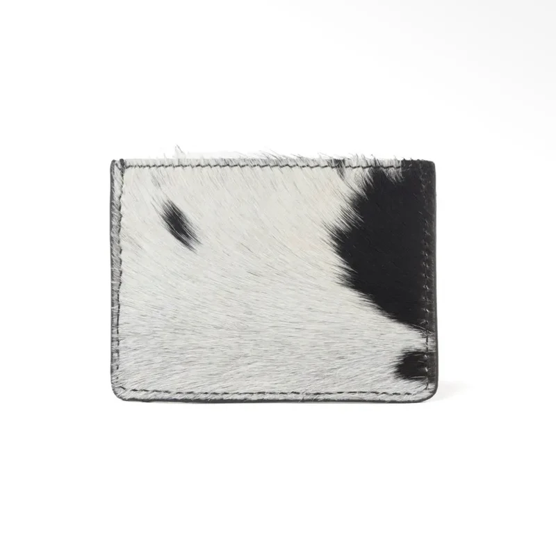 Cowhide card holder
