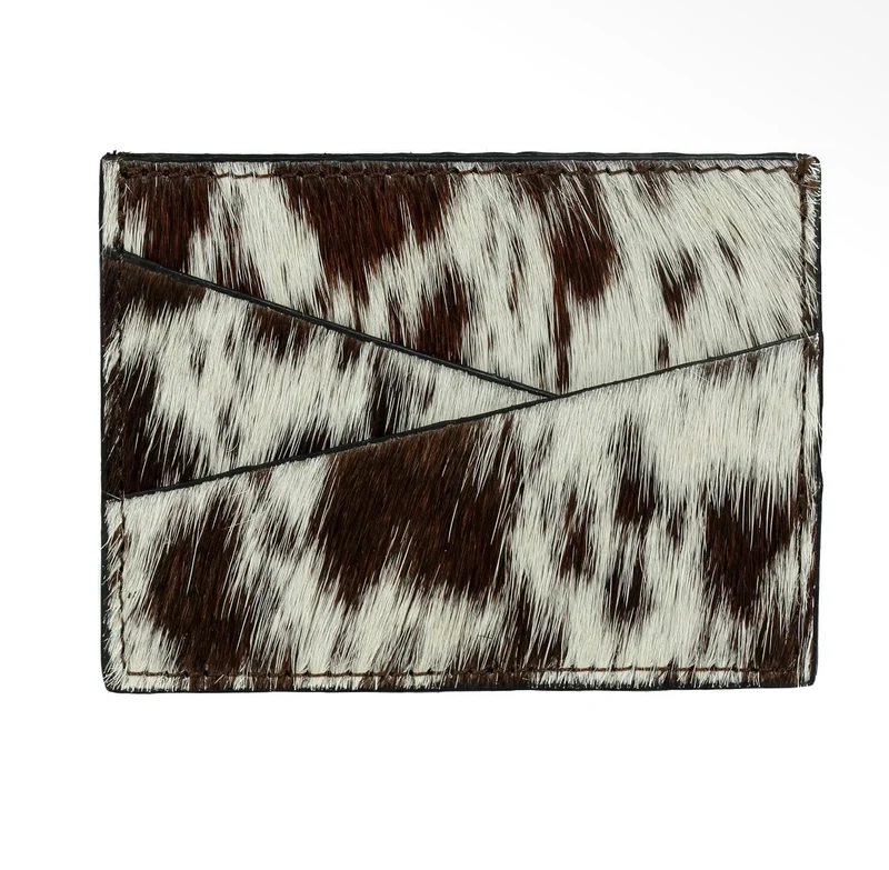 Cowhide card holder