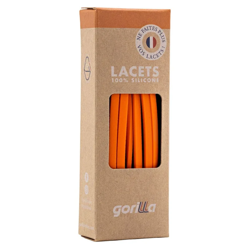 Gorilla Lacets Elastiques Larges Flamme