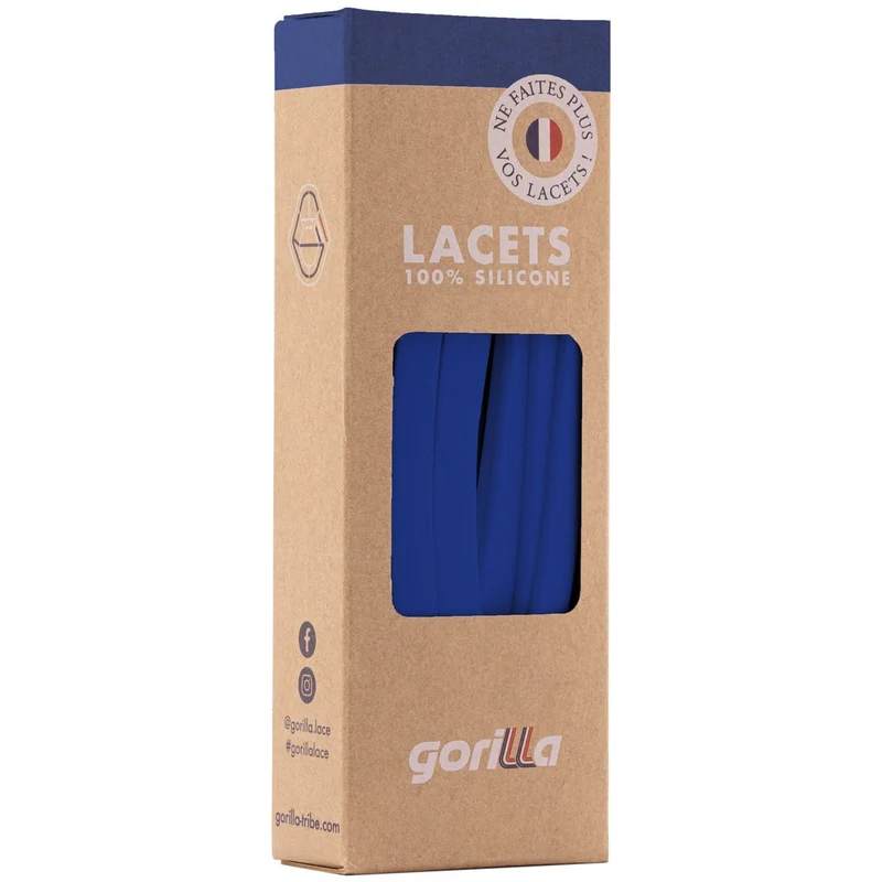 Gorilla Lacets Elastiques Larges Encre