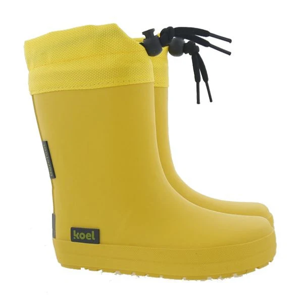 Koel Barefoot Wellie Fourrées Yellow