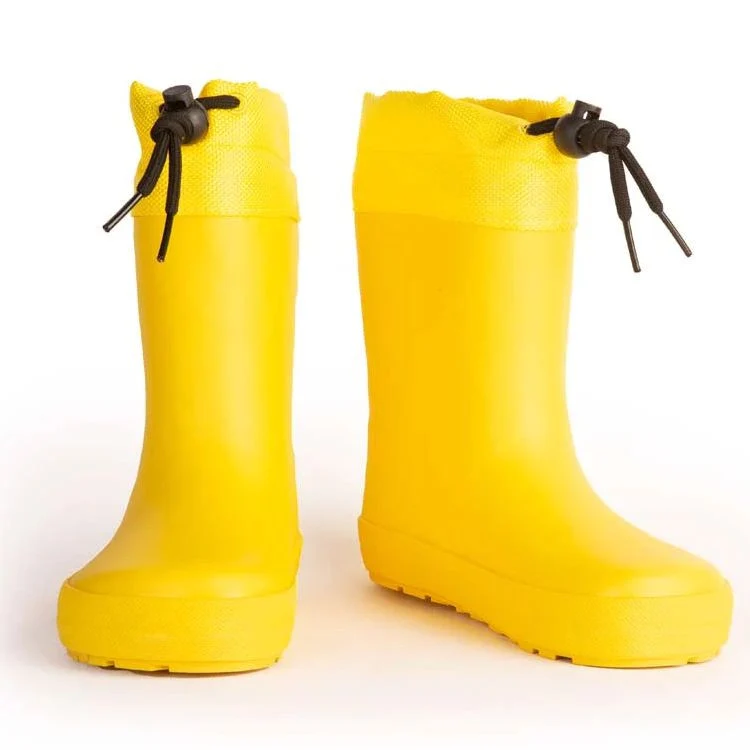 Koel Barefoot Wellie Fourrées Yellow