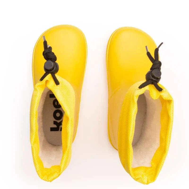 Koel Barefoot Wellie Fourrées Yellow
