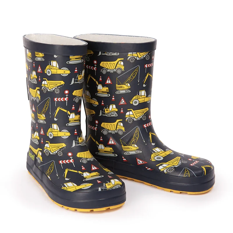 Koel Barefoot Wellie Tractor Blue