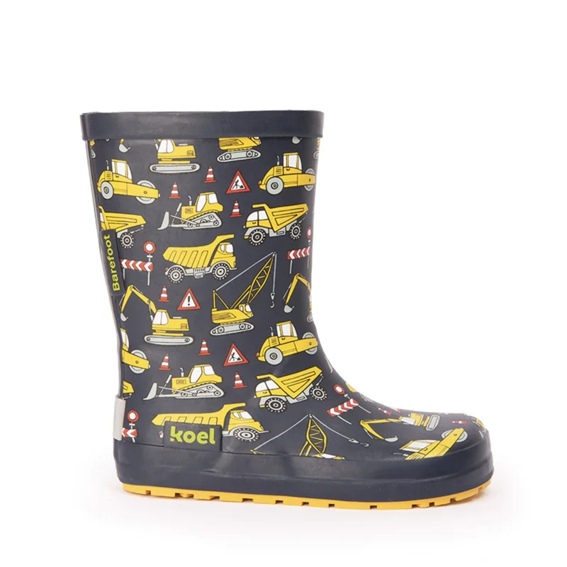 Koel Barefoot Wellie Tractor Blue