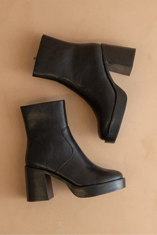 The Jayden Moto Bootie - Black