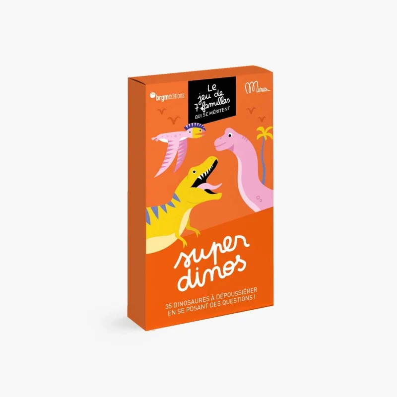 Jeu de 7 familles qui se méritent - SUPER DINOS