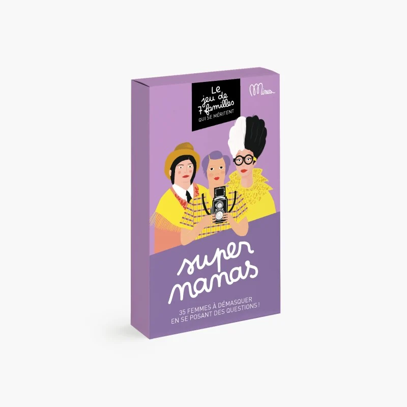 Jeu de 7 familles qui se méritent - SUPER NANAS