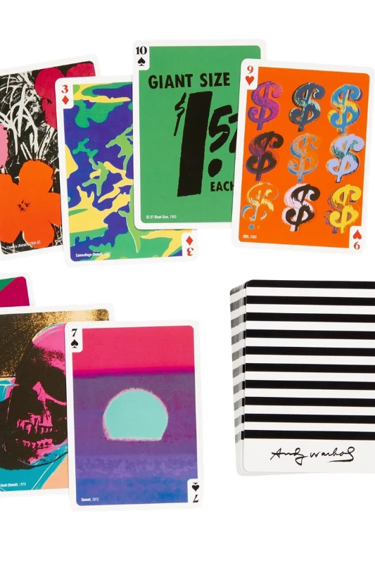 Warhol Pop Art Playing Cards
