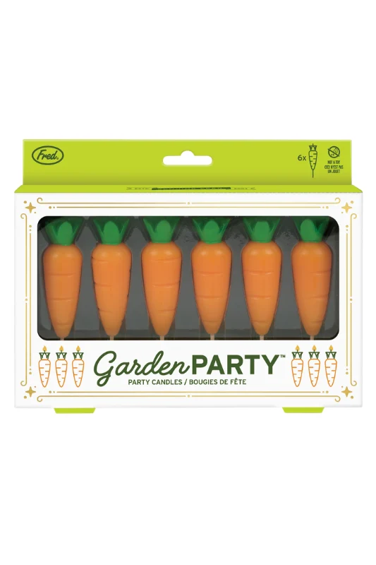 Garden Party Carrot Candles