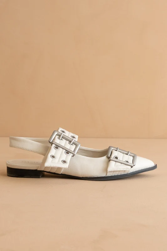 Harlow Buckle Flat