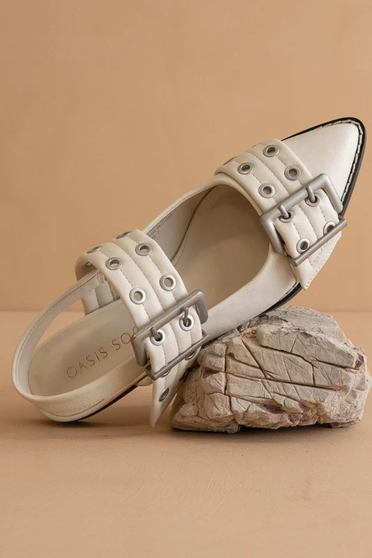 Harlow Buckle Flat