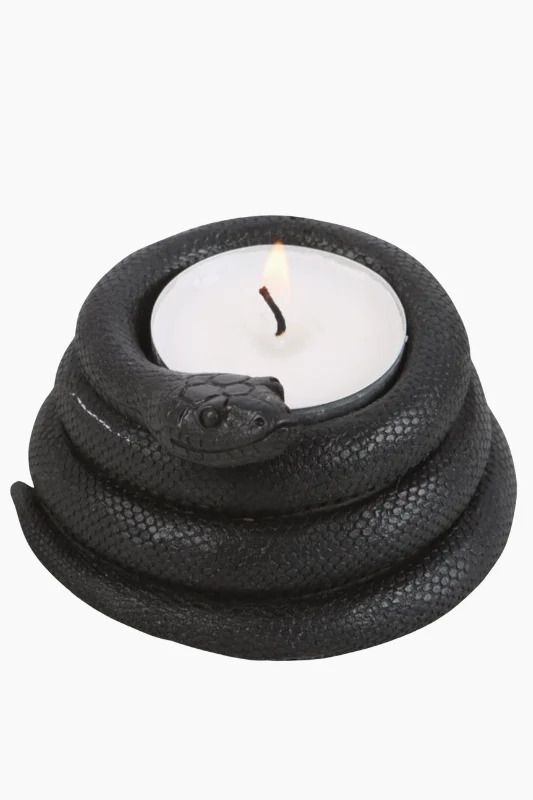 Black Snake Votive Holder