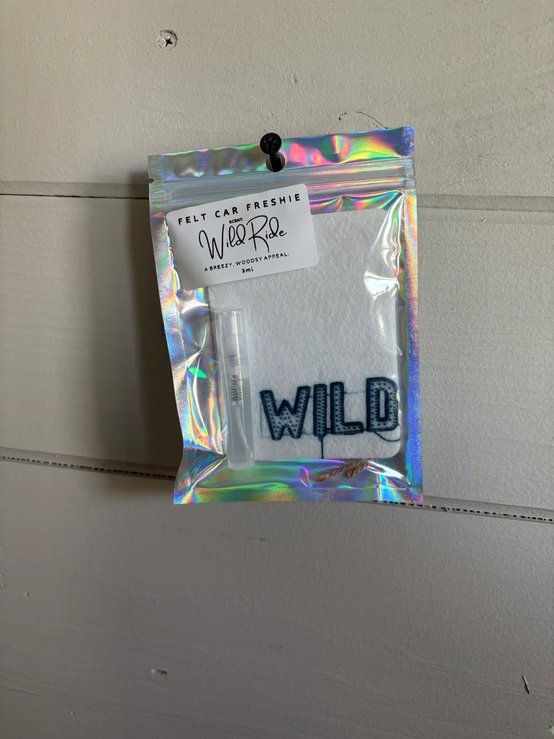 “WILD” felt freshie