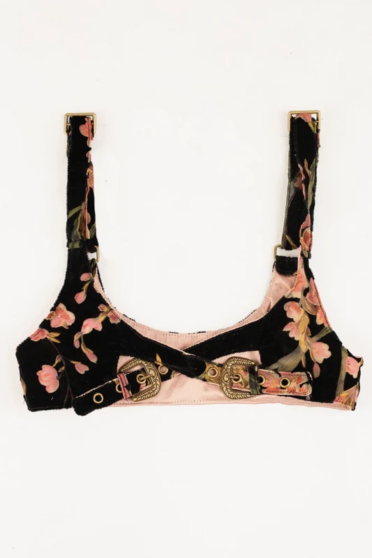 Tashia Harness - Black Floral