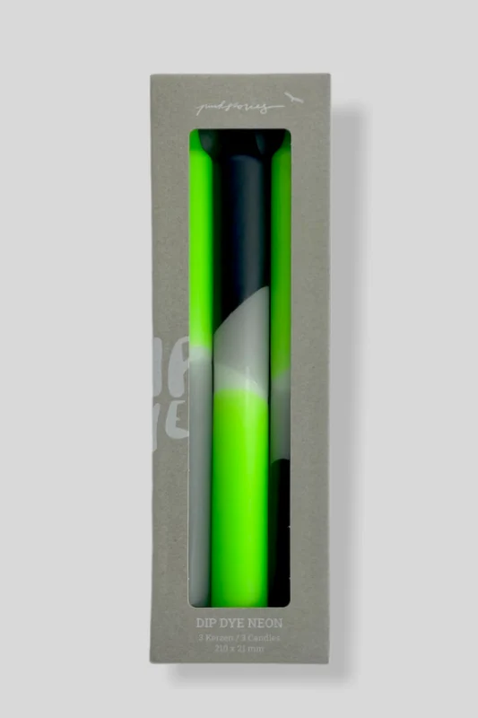 Dip-Dye Halloween Candles