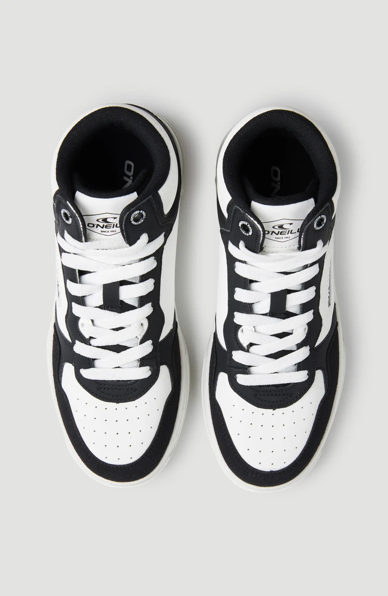 GALVESTON MID Sneakers | BLACK/ BRIGHT WHITE