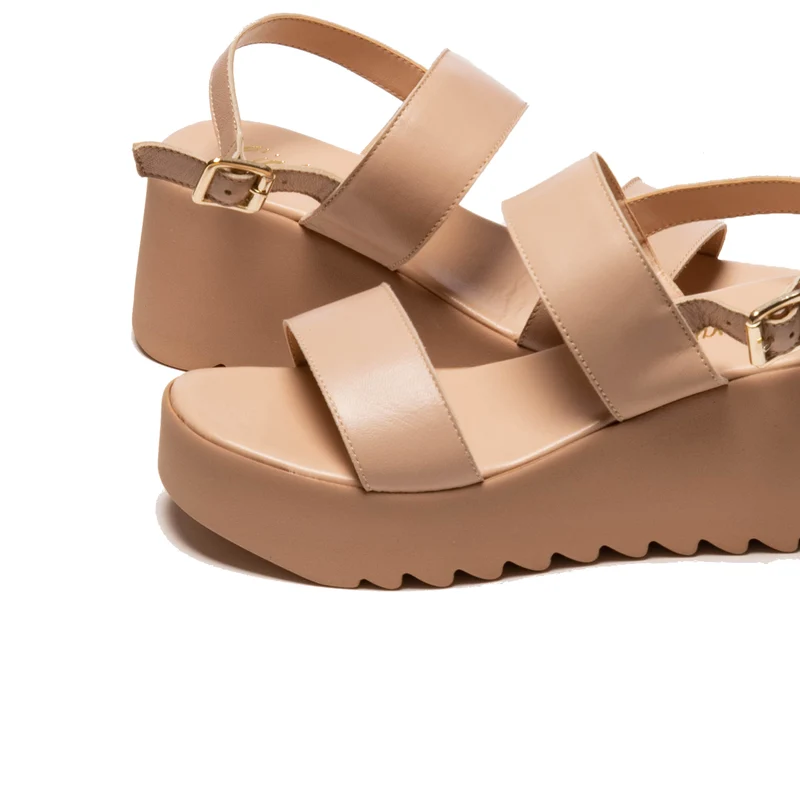 Pisa Nude Leather