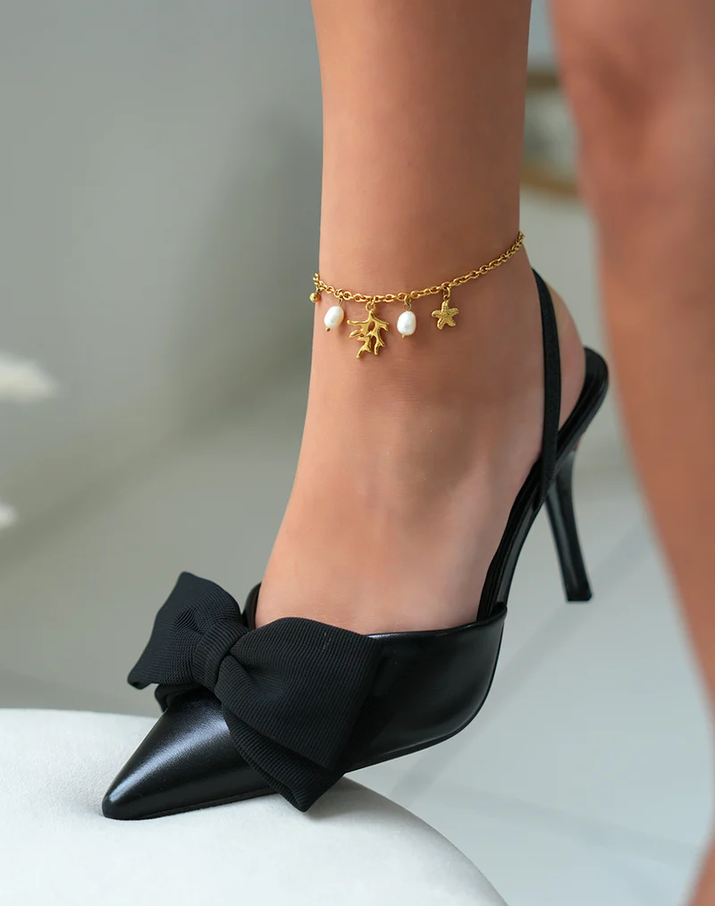 Escarpins femme noirs élégants avec noeud en tissu et talon aiguille