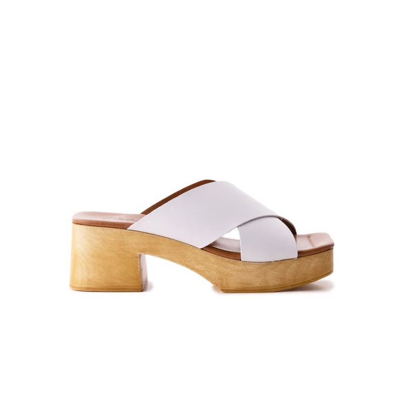 Esmée White Leather