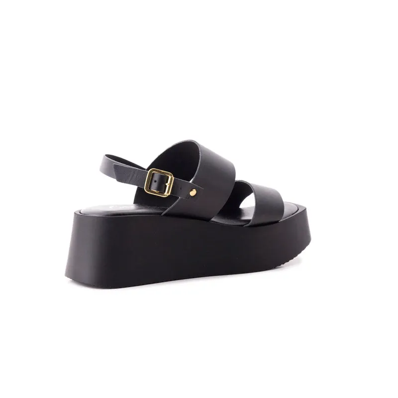 Pelosa Black Leather