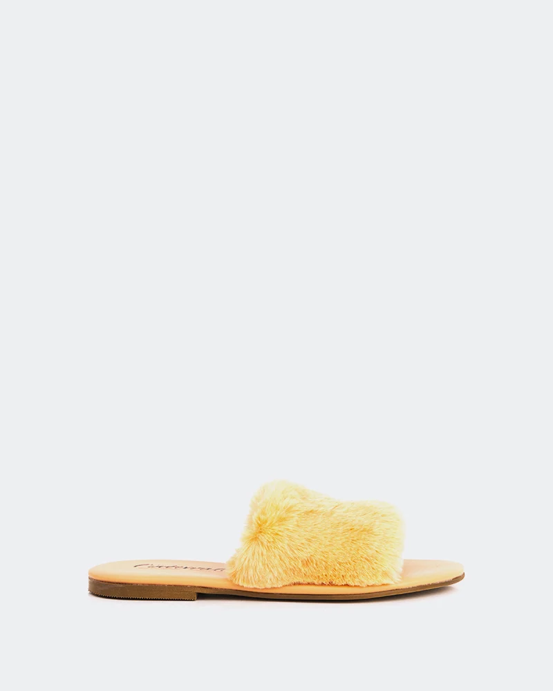 Lillet Orange Faux Fur