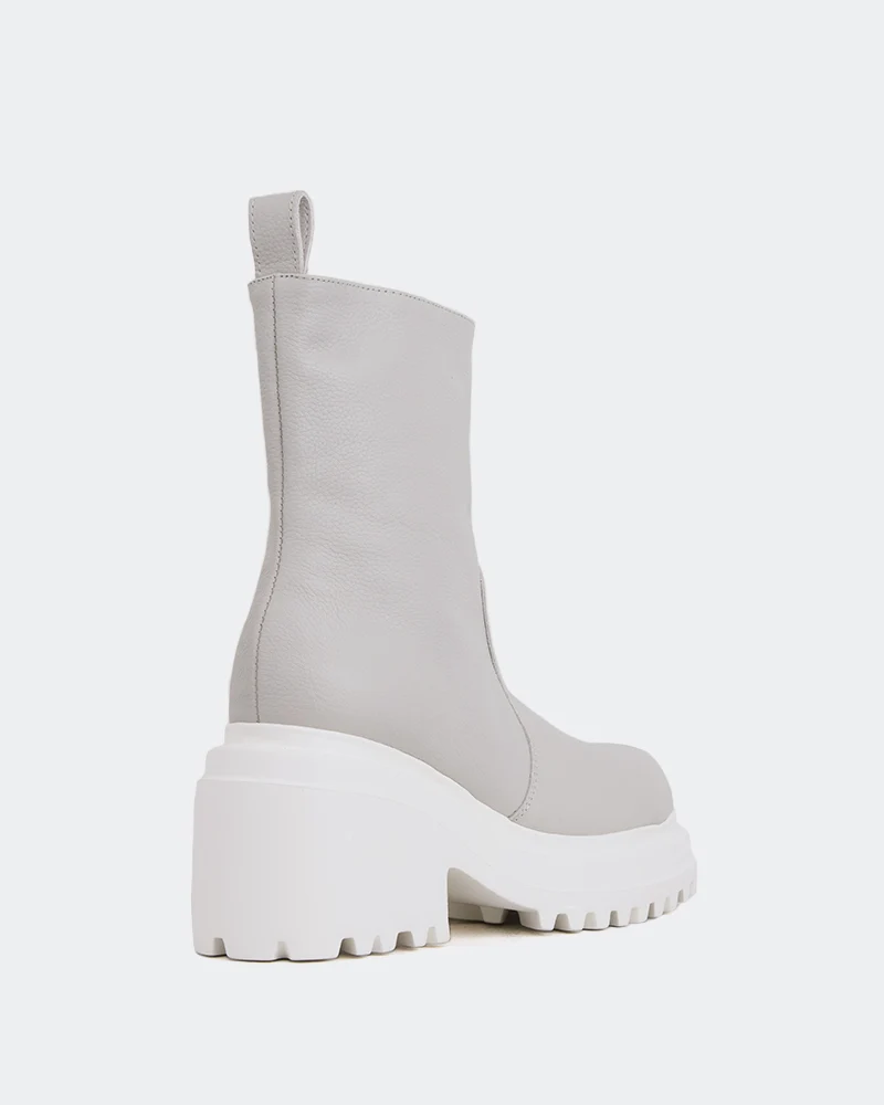 Ike Off White Leather