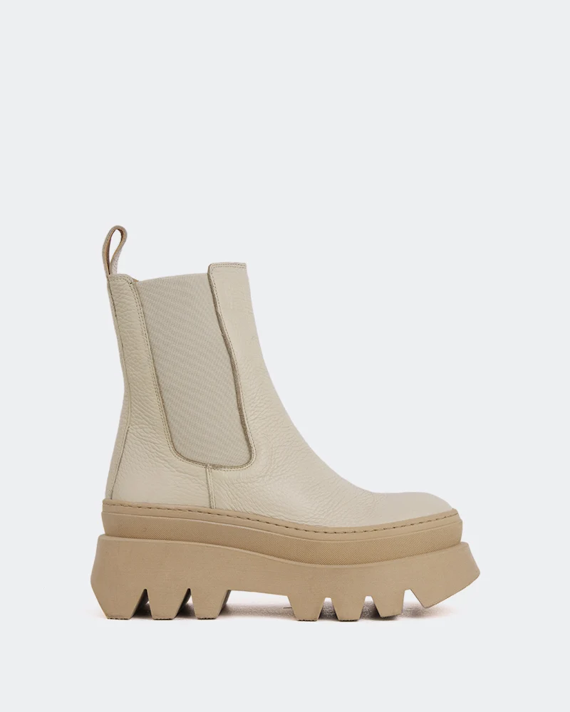 Wolfe Off White Leather