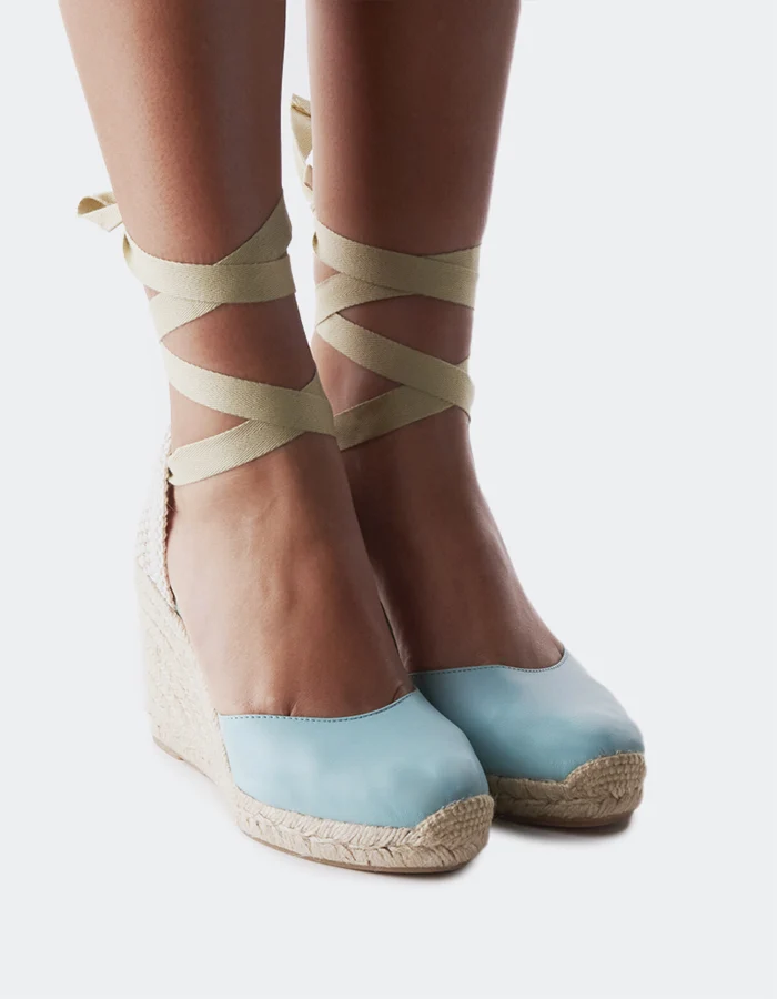 Elvira Blue Leather