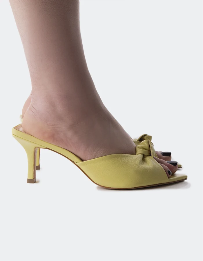 Manzanillo Yellow Leather
