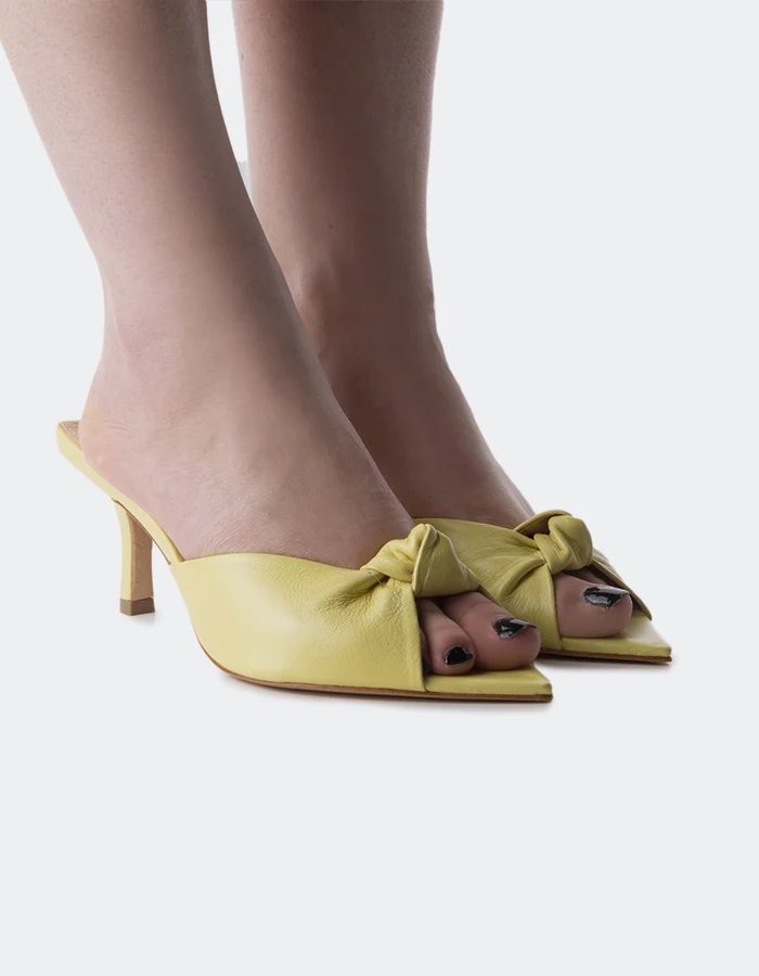 Manzanillo Yellow Leather
