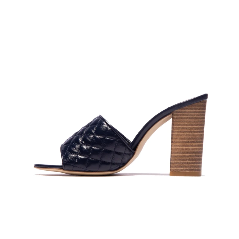 Yuki Navy Leather