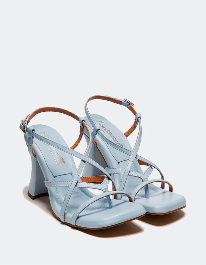 Lefkada Light Blue Leather