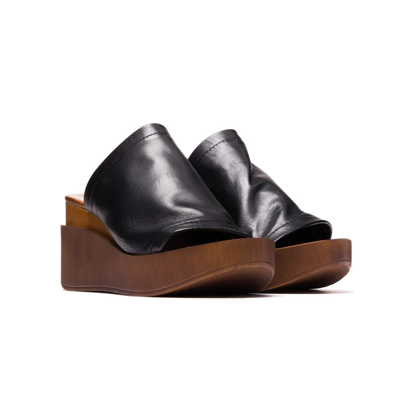 Ophelia Black Leather