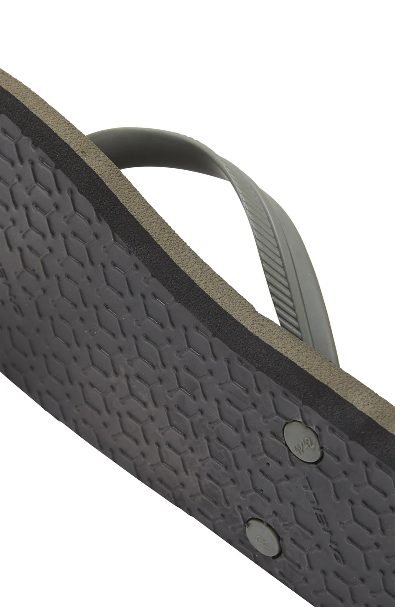 Tongs Profile à petit logo | Military Green