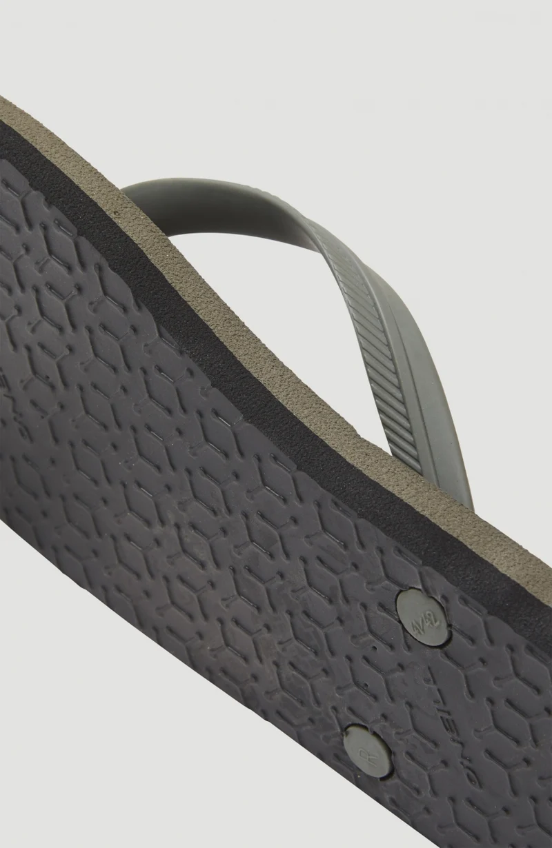 Tongs Profile à petit logo | Military Green