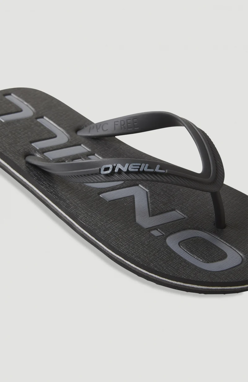 Tongs à logo Profile | Black Out