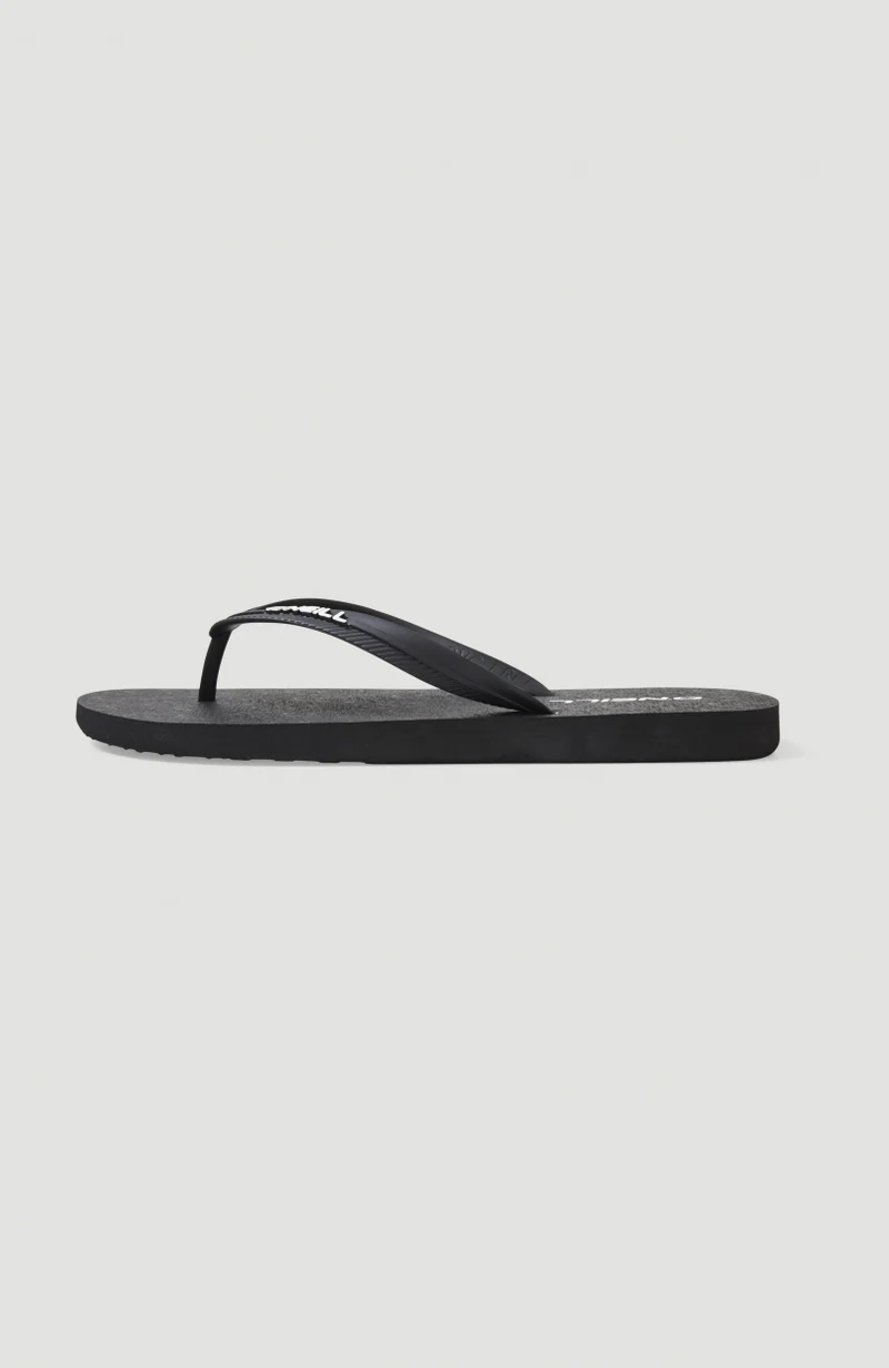 Tongs Profile à petit logo | Black Out