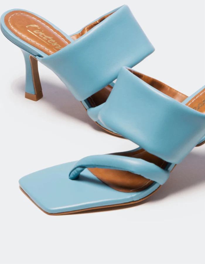 Jet Blue Leather