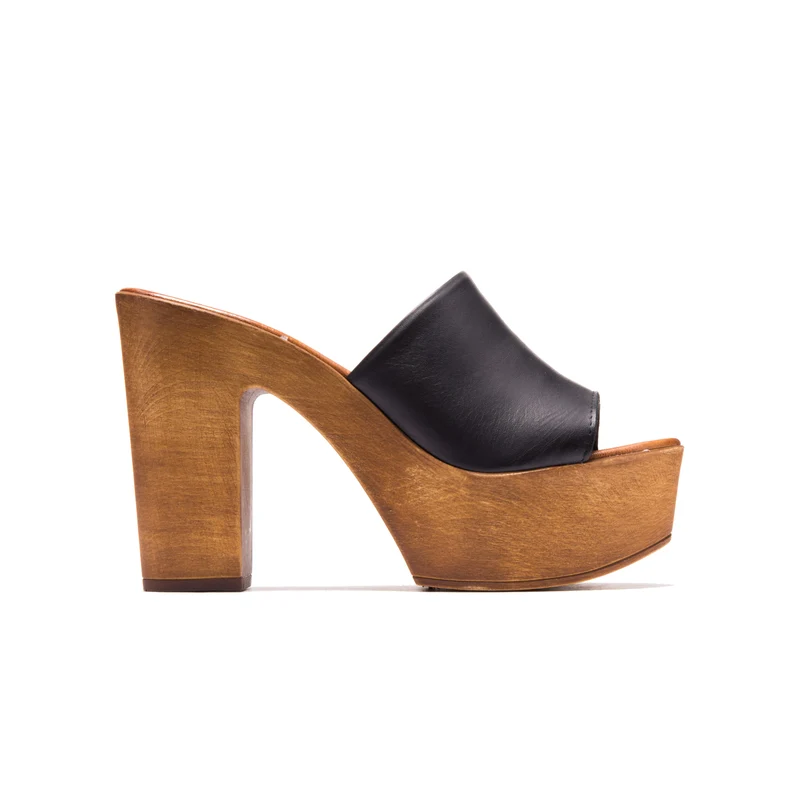 Izabella Black Leather