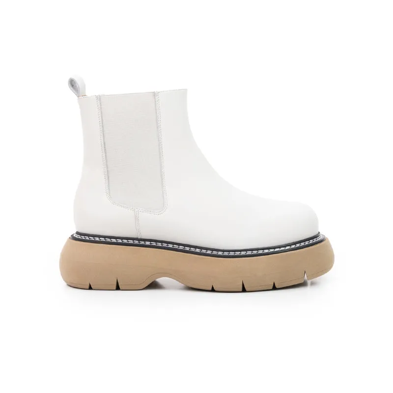 Filius Off White Leather