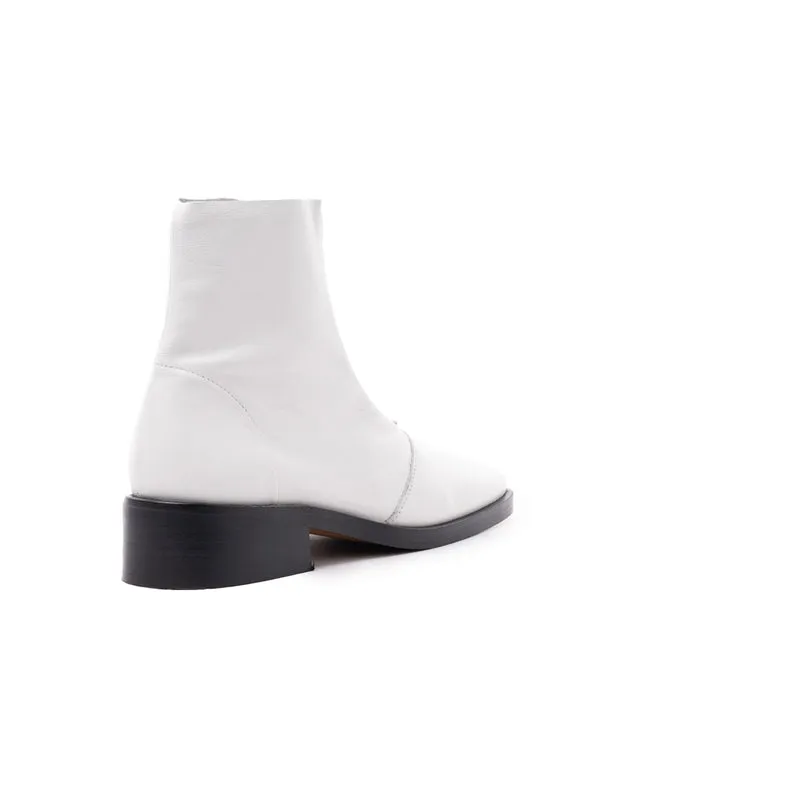Eton White Leather